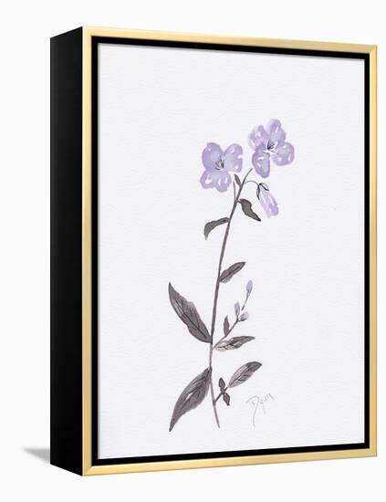 Lavender Wildflowers II-Beverly Dyer-Framed Stretched Canvas