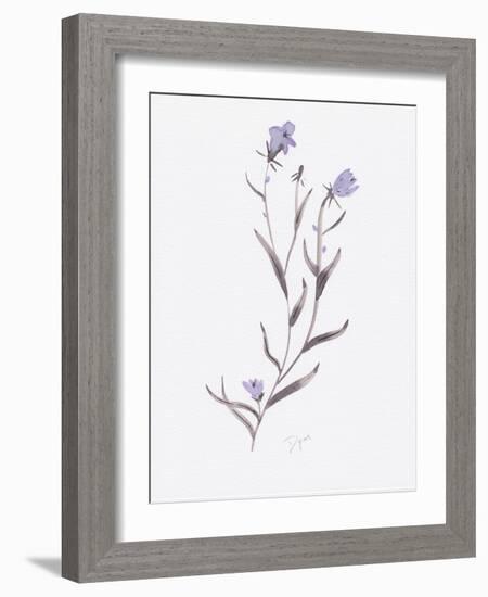 Lavender Wildflowers IV-Beverly Dyer-Framed Art Print