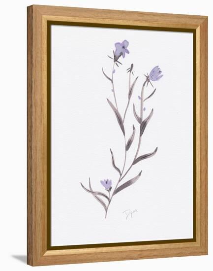 Lavender Wildflowers IV-Beverly Dyer-Framed Stretched Canvas
