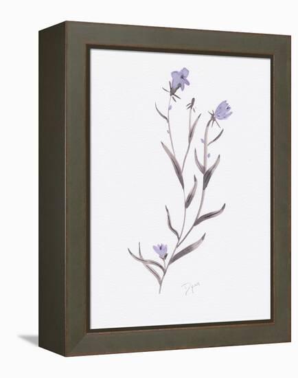 Lavender Wildflowers IV-Beverly Dyer-Framed Stretched Canvas