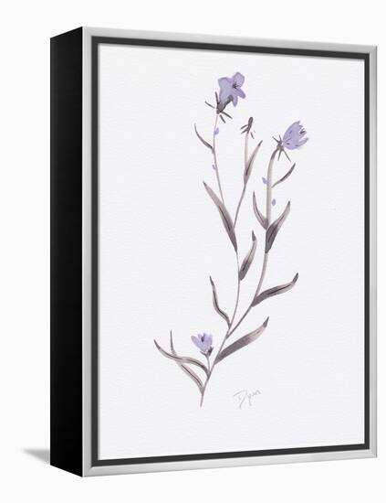 Lavender Wildflowers IV-Beverly Dyer-Framed Stretched Canvas