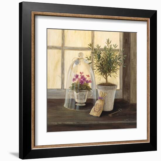 Lavender Window Garden-Angela Staehling-Framed Art Print