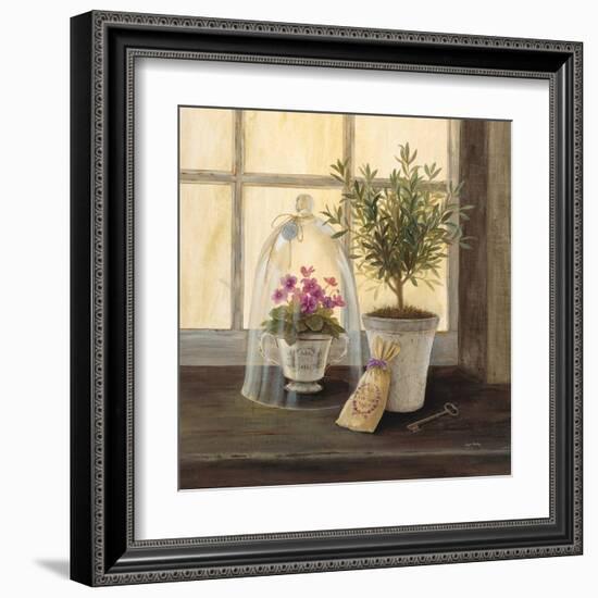 Lavender Window Garden-Angela Staehling-Framed Art Print