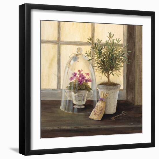 Lavender Window Garden-Angela Staehling-Framed Art Print