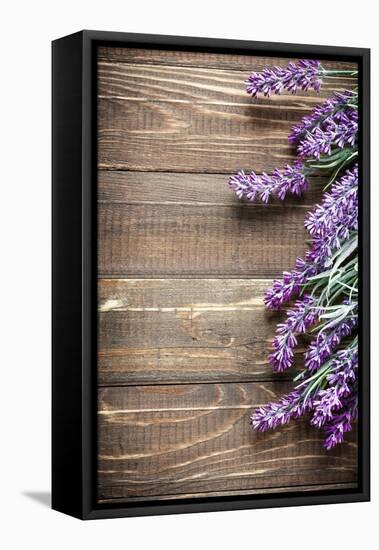 Lavender-Sea Wave-Framed Premier Image Canvas