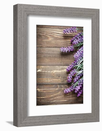 Lavender-Sea Wave-Framed Photographic Print