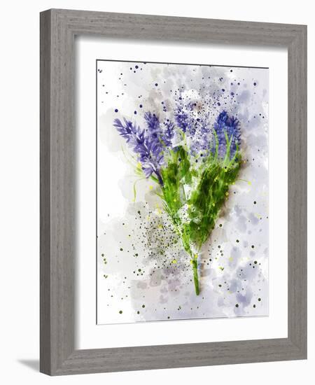 Lavender-Chamira Young-Framed Art Print