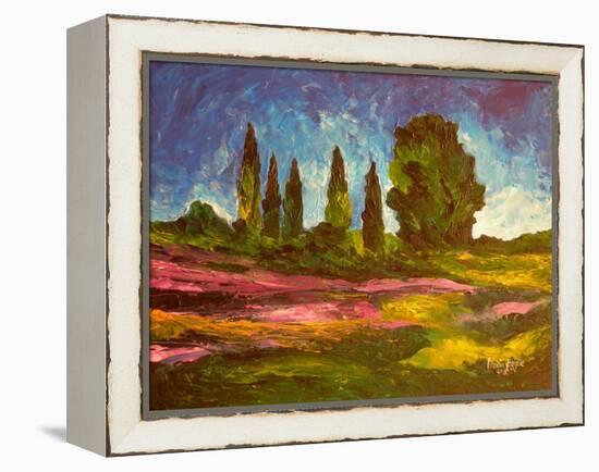 Lavenders are Blooming, 2009-Patricia Brintle-Framed Premier Image Canvas