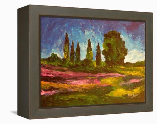 Lavenders are Blooming, 2009-Patricia Brintle-Framed Premier Image Canvas