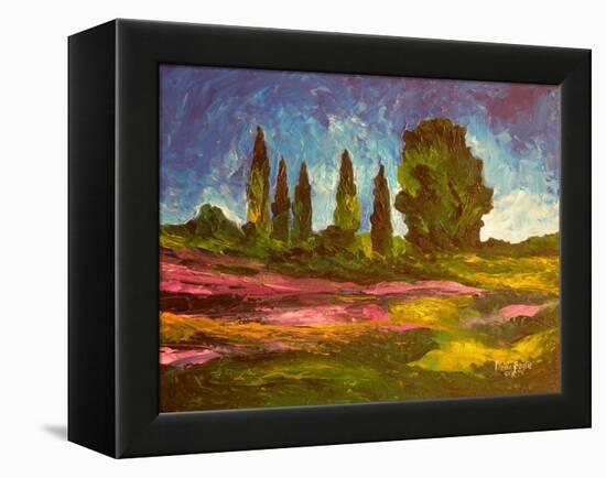 Lavenders are Blooming, 2009-Patricia Brintle-Framed Premier Image Canvas