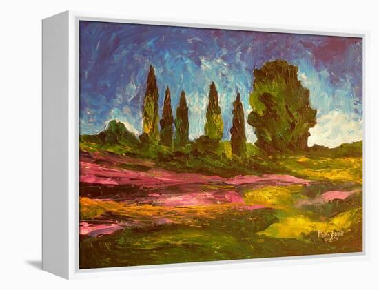 Lavenders are Blooming, 2009-Patricia Brintle-Framed Premier Image Canvas