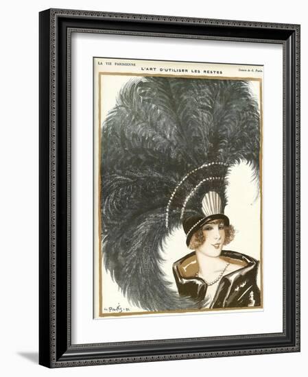 Lavie Parisienne Featherhat-null-Framed Giclee Print