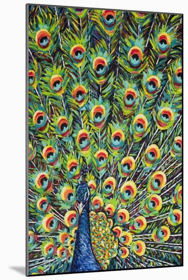 Lavish Peacock I-Carolee Vitaletti-Mounted Art Print