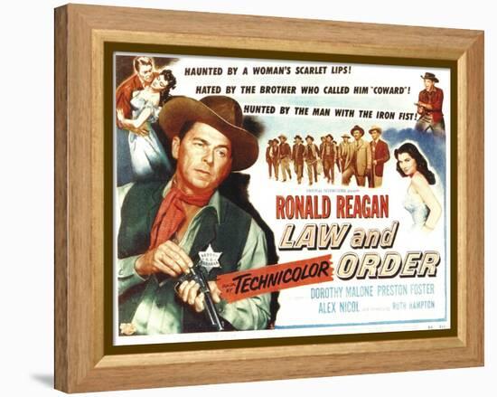 Law and Order, 1953-null-Framed Stretched Canvas