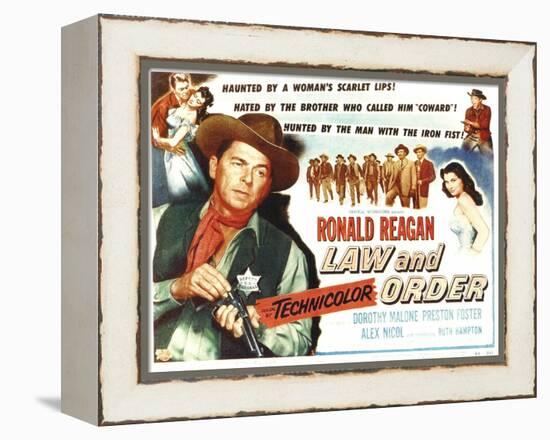 Law and Order, 1953-null-Framed Stretched Canvas