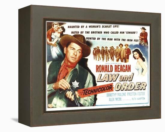 Law and Order, 1953-null-Framed Stretched Canvas