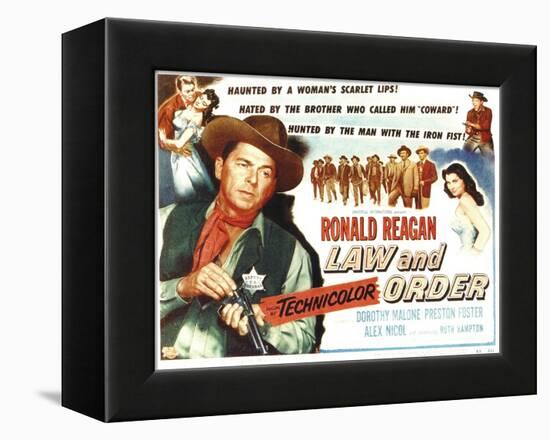 Law and Order, 1953-null-Framed Stretched Canvas