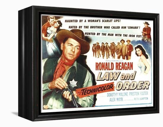 Law and Order, 1953-null-Framed Stretched Canvas