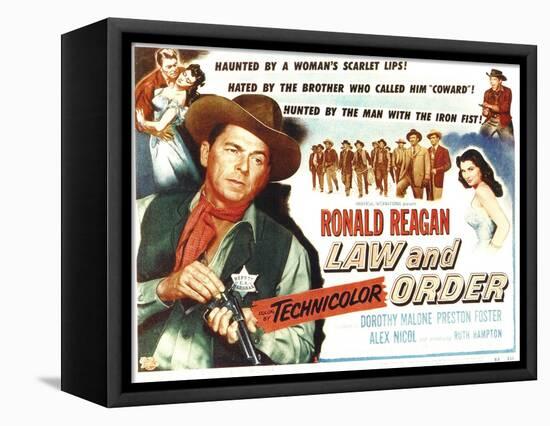 Law and Order, 1953-null-Framed Stretched Canvas