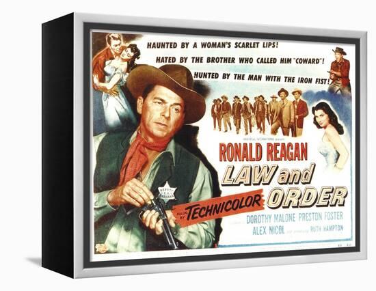 Law and Order, 1953-null-Framed Stretched Canvas