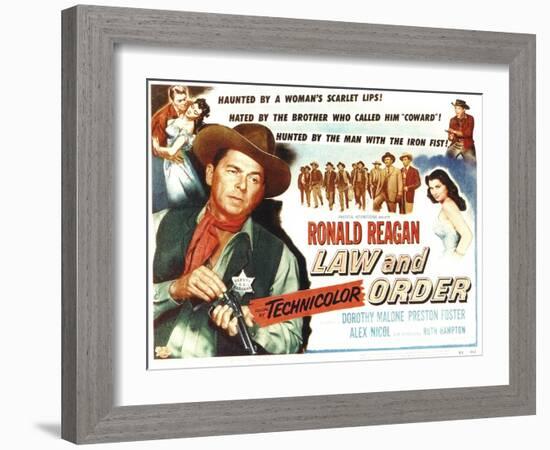 Law and Order, 1953-null-Framed Art Print