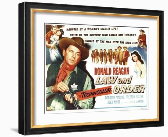 Law and Order, 1953-null-Framed Art Print