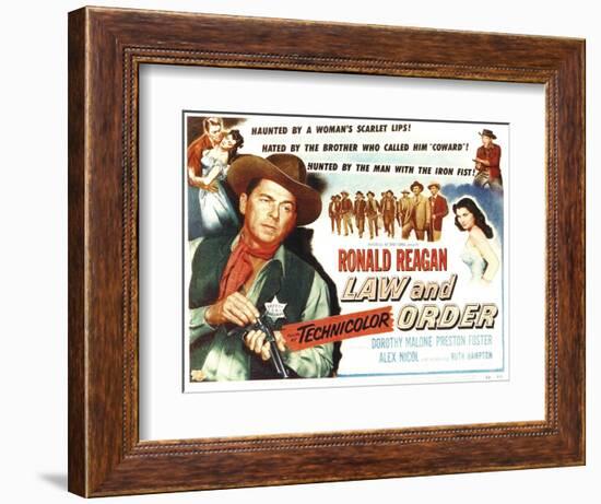 Law and Order, 1953-null-Framed Premium Giclee Print