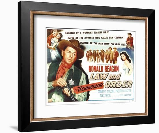 Law and Order, 1953-null-Framed Premium Giclee Print