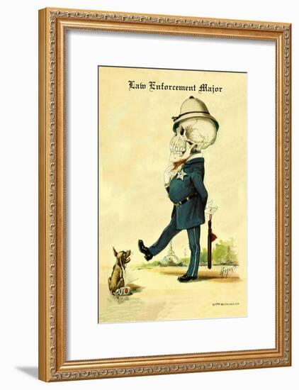 Law Enforcement Major-F. Frusius M.d.-Framed Art Print