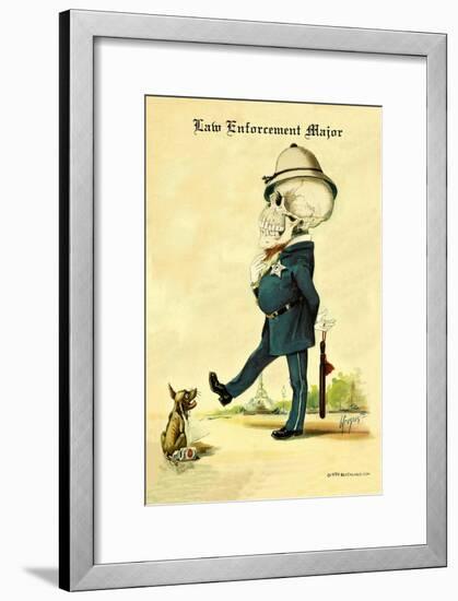 Law Enforcement Major-F. Frusius M.d.-Framed Art Print