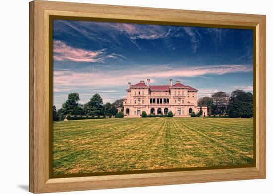 Lawn at The Breakers Newport Rhode Island-null-Framed Stretched Canvas