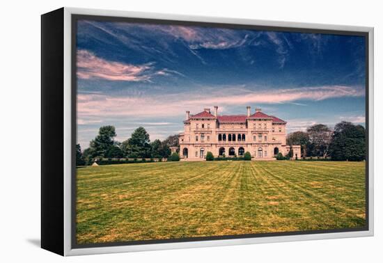 Lawn at The Breakers Newport Rhode Island-null-Framed Stretched Canvas