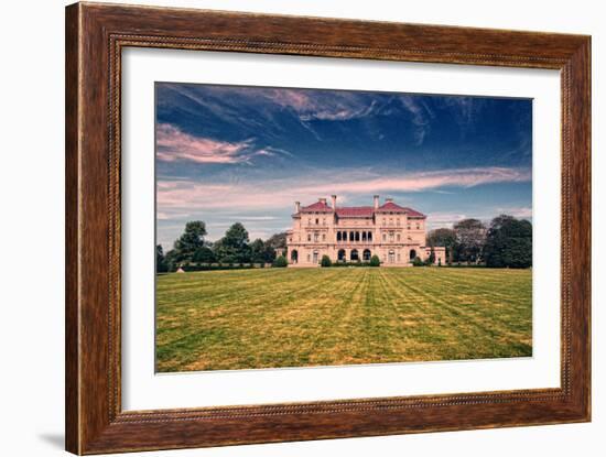 Lawn at The Breakers Newport Rhode Island-null-Framed Photo