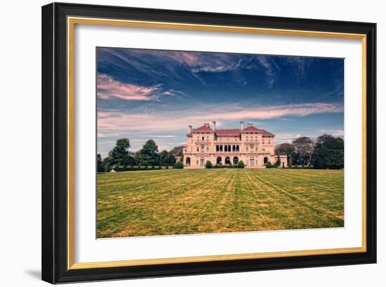 Lawn at The Breakers Newport Rhode Island-null-Framed Photo