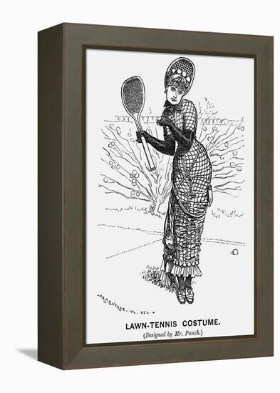 Lawn-Tennis Costume, 1879-Edward Linley Sambourne-Framed Premier Image Canvas