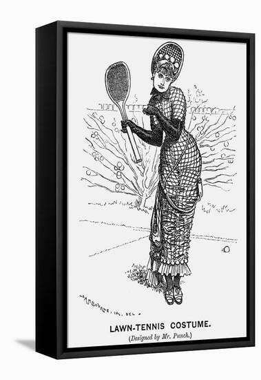 Lawn-Tennis Costume, 1879-Edward Linley Sambourne-Framed Premier Image Canvas