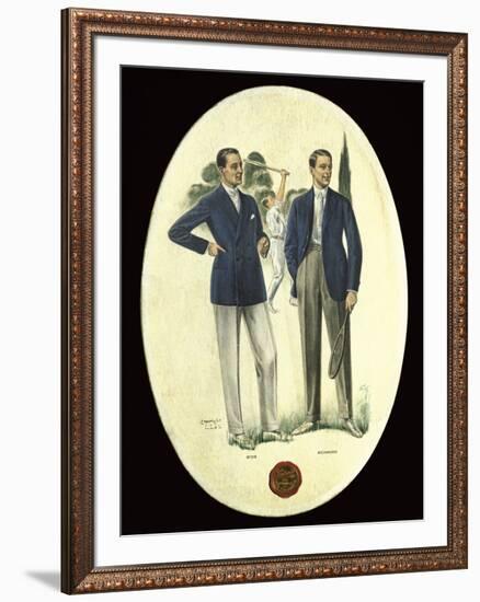 Lawn Tennis Fashions-The Vintage Collection-Framed Premium Giclee Print