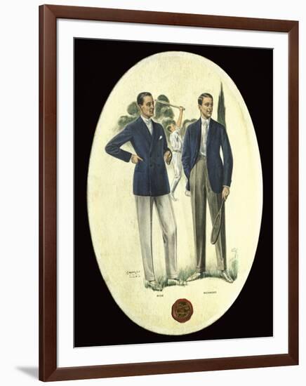 Lawn Tennis Fashions-The Vintage Collection-Framed Premium Giclee Print