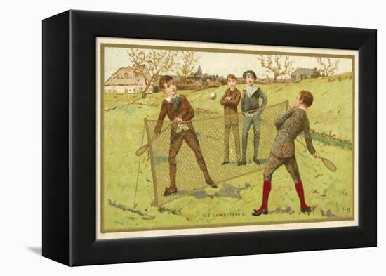 Lawn Tennis-null-Framed Premier Image Canvas