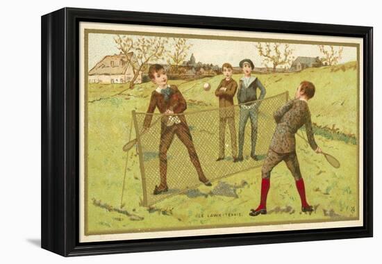 Lawn Tennis-null-Framed Premier Image Canvas