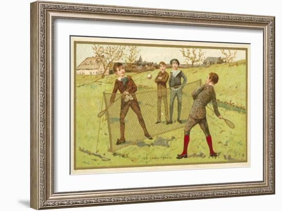 Lawn Tennis-null-Framed Giclee Print