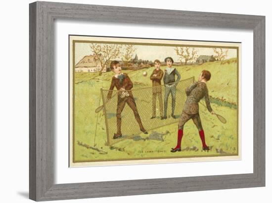 Lawn Tennis-null-Framed Giclee Print