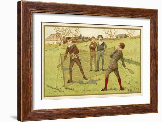 Lawn Tennis-null-Framed Giclee Print