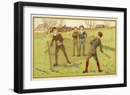 Lawn Tennis-null-Framed Giclee Print