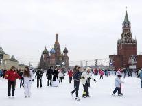 Ice Skating in Red Square, UNESCO World Heritage Site, Moscow, Russia, Europe-Lawrence Graham-Photographic Print