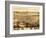 Lawrence, Kansas - Panoramic Map-Lantern Press-Framed Art Print