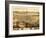 Lawrence, Kansas - Panoramic Map-Lantern Press-Framed Art Print