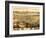 Lawrence, Kansas - Panoramic Map-Lantern Press-Framed Art Print