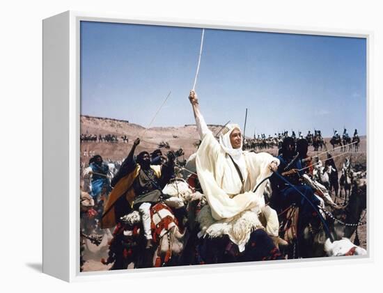 LAWRENCE OF ARABIA, 1962 directed by DAVID LEAN Peter O'Toole (photo)-null-Framed Stretched Canvas