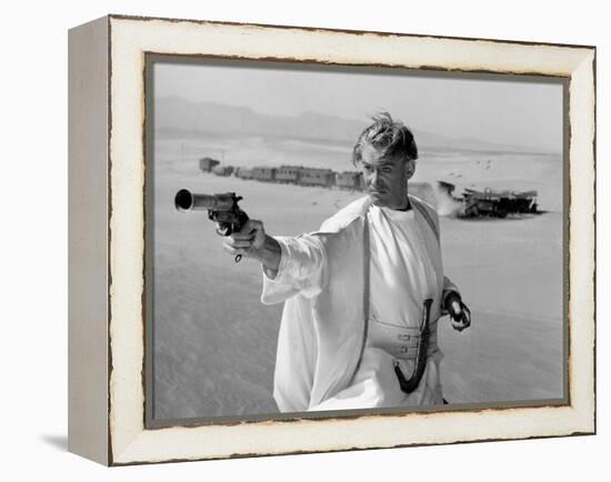 LAWRENCE OF ARABIA, 1962 directed by DAVID LEAN Peter O'Toole was nominated in the Best Actor categ-null-Framed Stretched Canvas